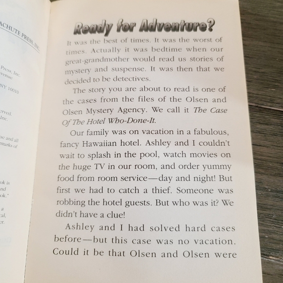 Vintage 90s The Adventures of Mary-Kate & Ashley Olsen Twins Book - Picture 7 of 7